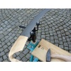 Dengelstock mit Amboss und Sensenblatt Dengelstock mit Amboss und Sensenblatt